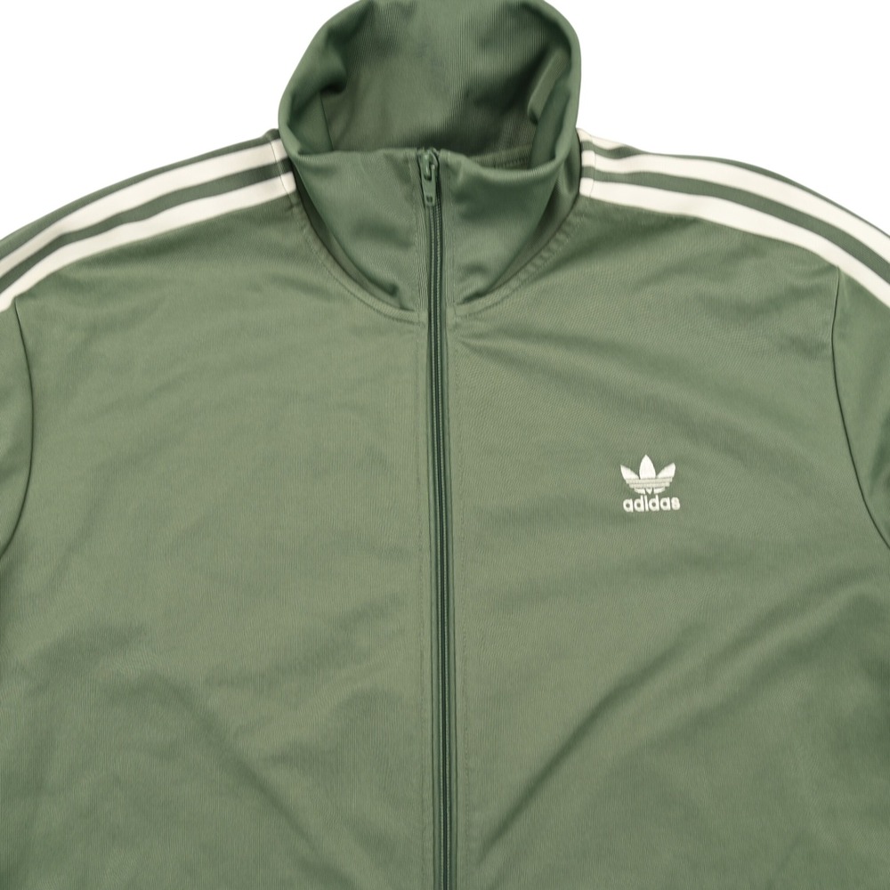 Adidas Originals Men's 2XL Green Firebird Track Jacket Embroidered Trefoil Top